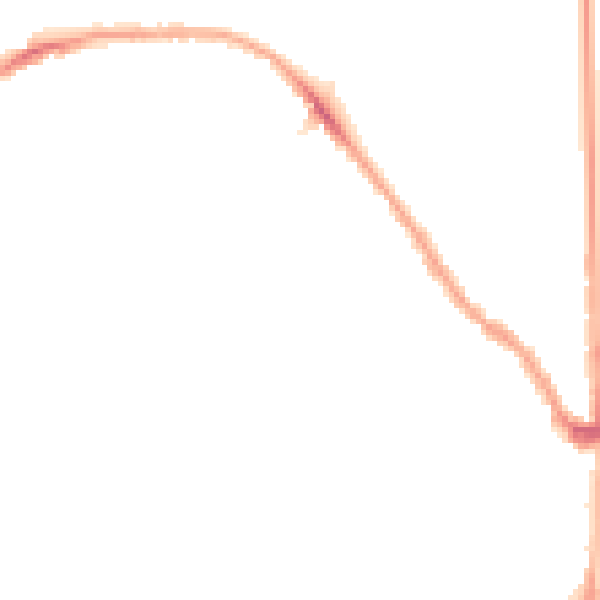Night-time road noise heatmap for E7 0AW