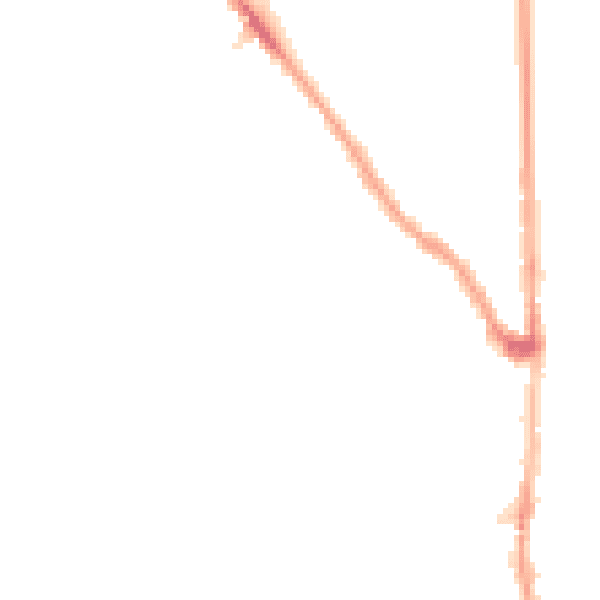 Night-time road noise heatmap for E7 0AX