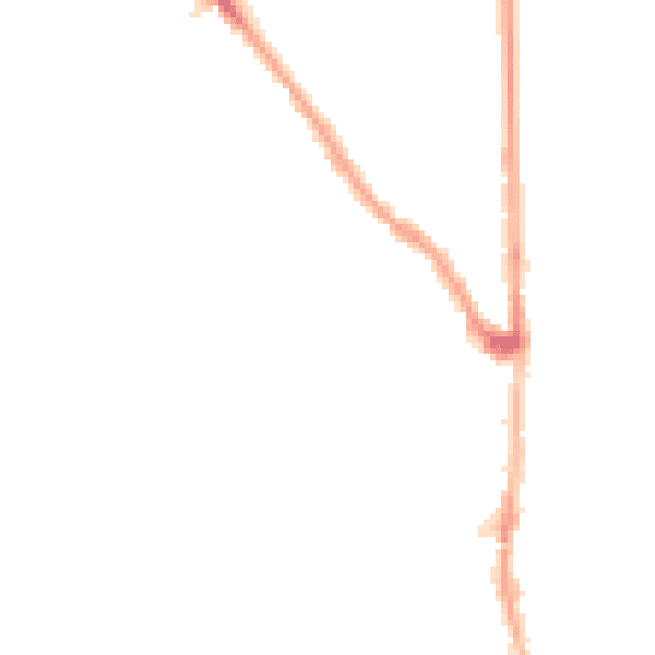Night-time road noise heatmap for E7 0AZ