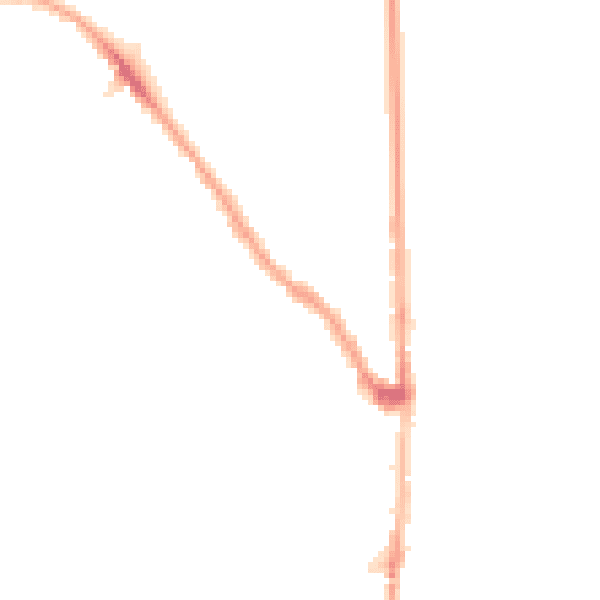 Night-time road noise heatmap for E7 0DW