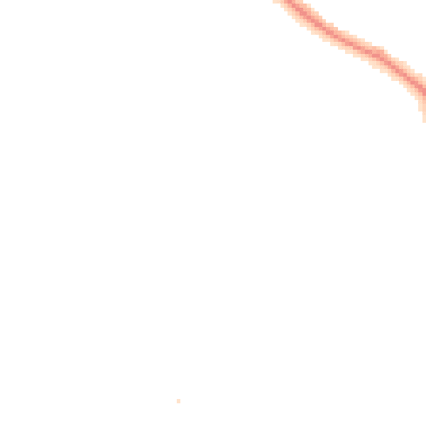 Night-time road noise heatmap for E7 0JS