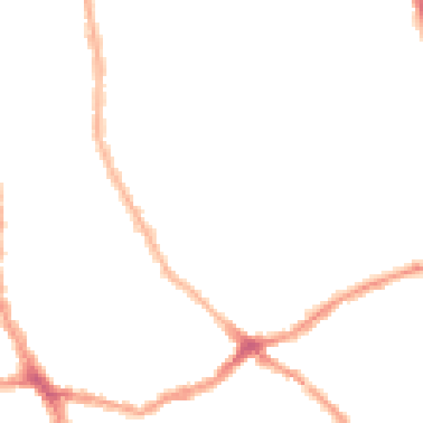 Night-time road noise heatmap for E7 8NH