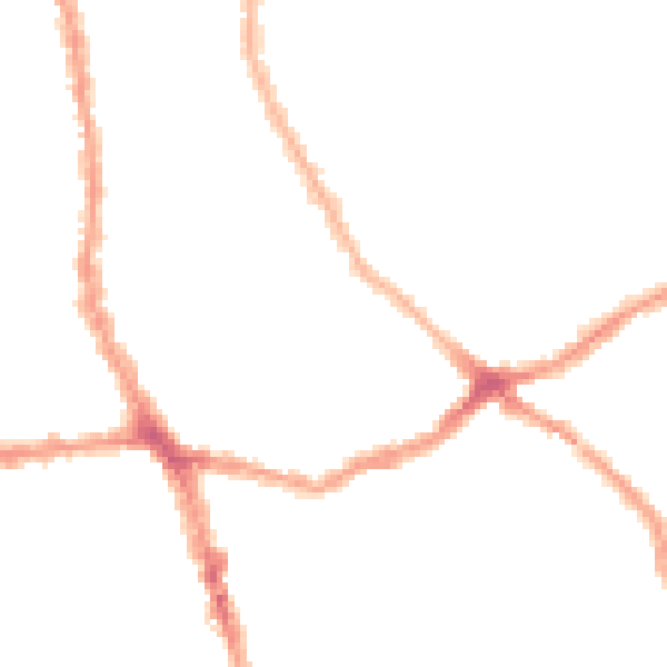Night-time road noise heatmap for E7 8PR