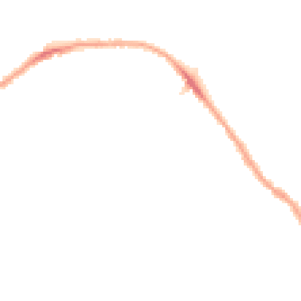 Night-time road noise heatmap for E7 9EQ