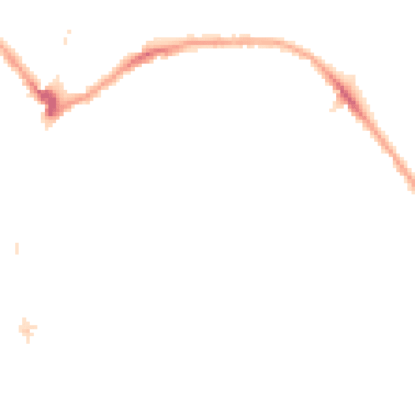 Night-time road noise heatmap for E7 9ER
