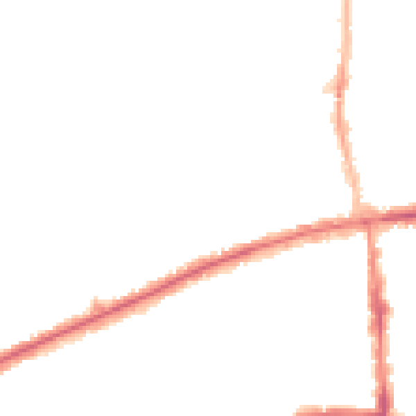 Night-time road noise heatmap for E7 9JH