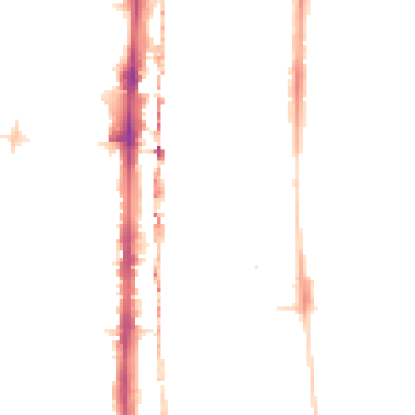 Night-time road noise heatmap for E8 4HJ