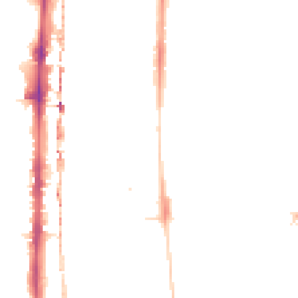 Night-time road noise heatmap for E8 4JJ