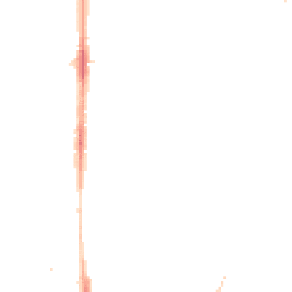Night-time road noise heatmap for E8 4LR