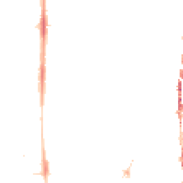 Night-time road noise heatmap for E8 4LY