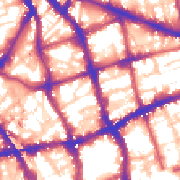 Daytime road noise heatmap for EC1V 0AG