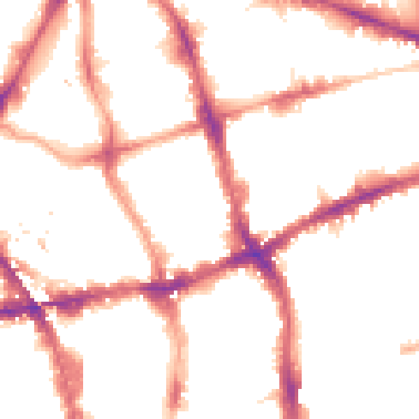 Night-time road noise heatmap for EC1V 0BB