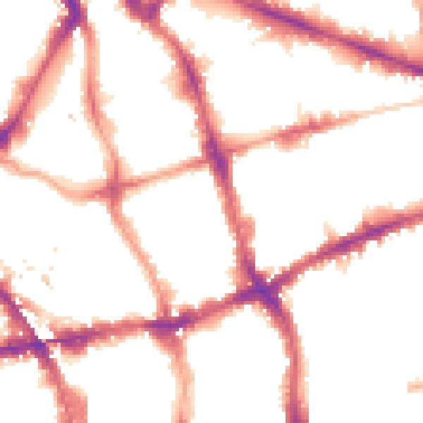 Night-time road noise heatmap for EC1V 0BD