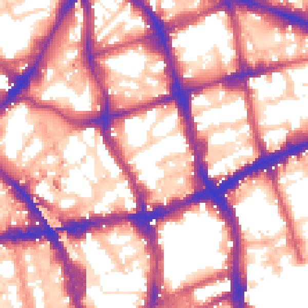 Daytime road noise heatmap for EC1V 0BJ