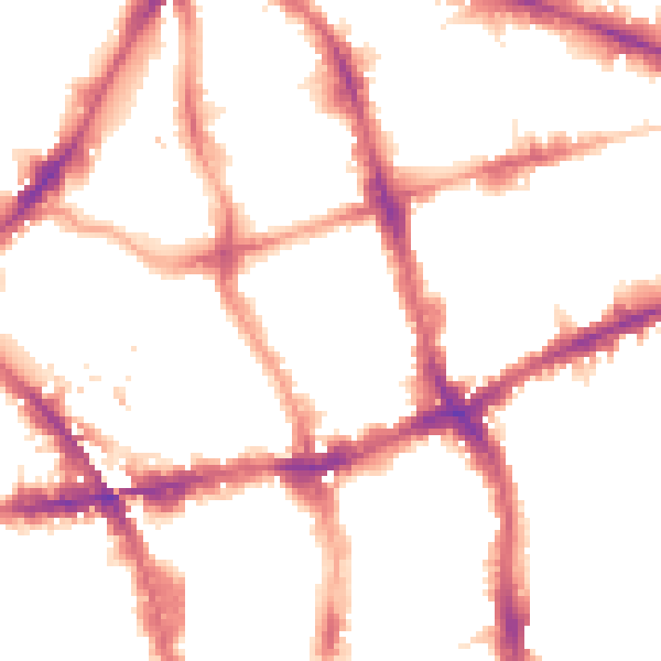 Night-time road noise heatmap for EC1V 0BJ