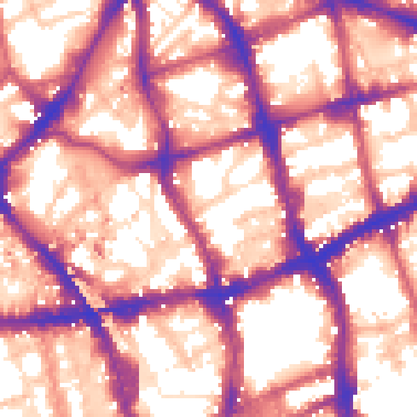 Daytime road noise heatmap for EC1V 0BN