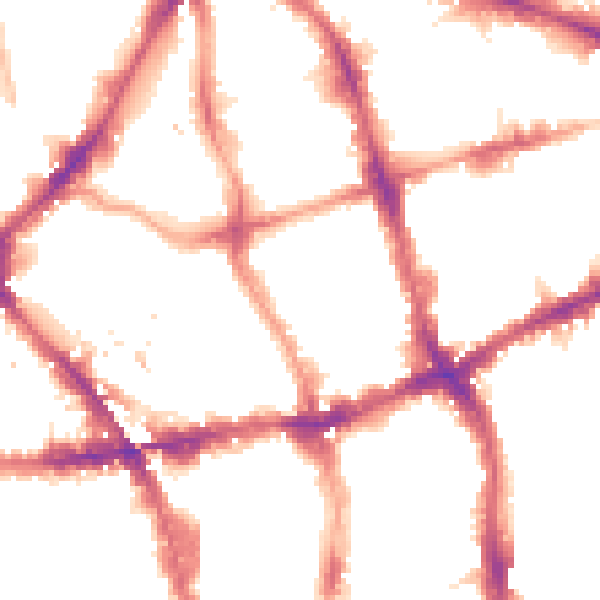 Night-time road noise heatmap for EC1V 0BN