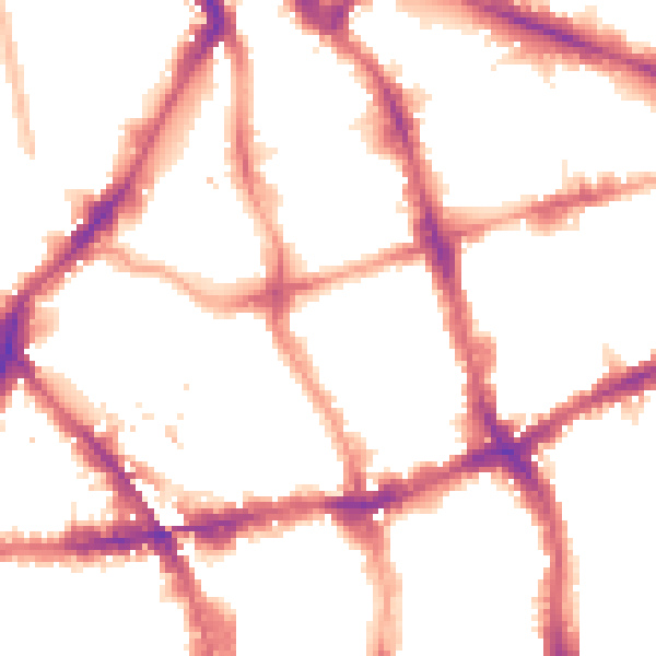 Night-time road noise heatmap for EC1V 0BP