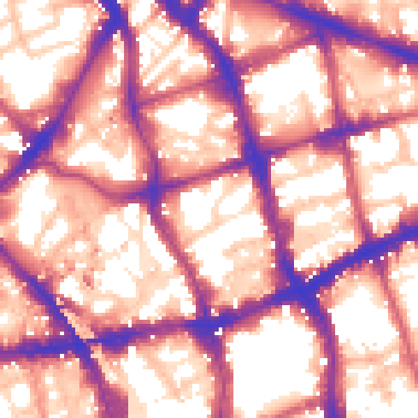 Daytime road noise heatmap for EC1V 0BT