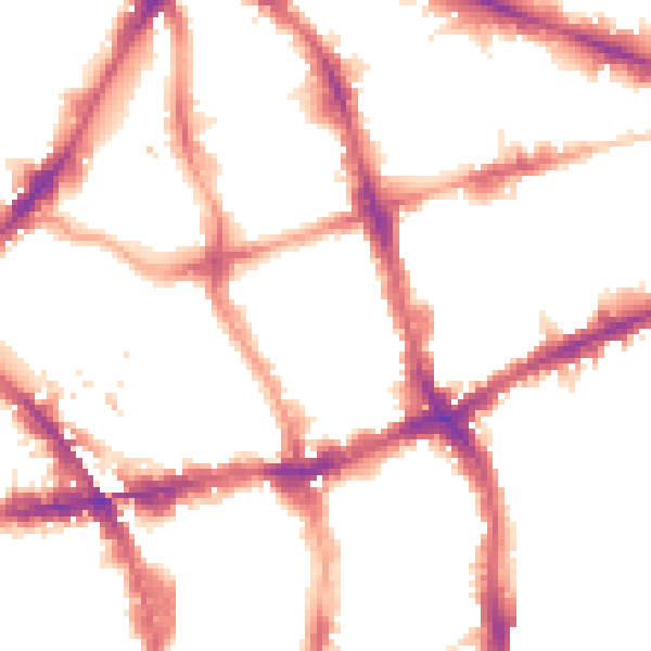 Night-time road noise heatmap for EC1V 0ET