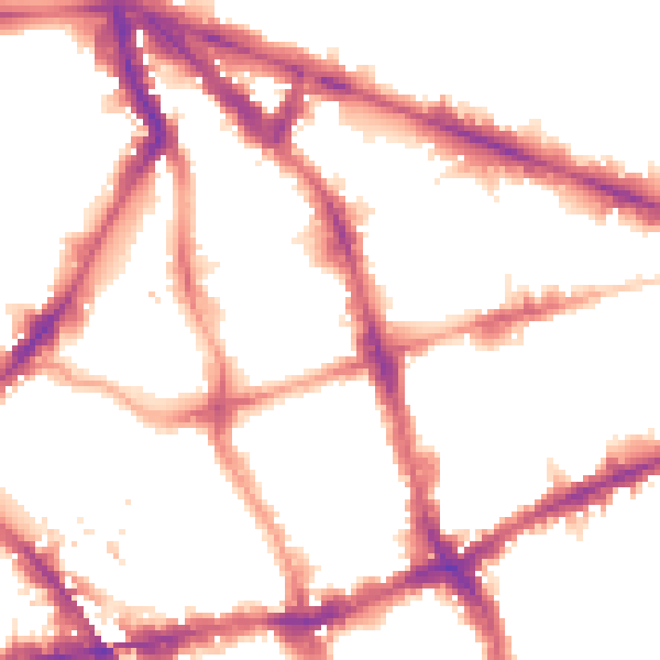 Night-time road noise heatmap for EC1V 0HD