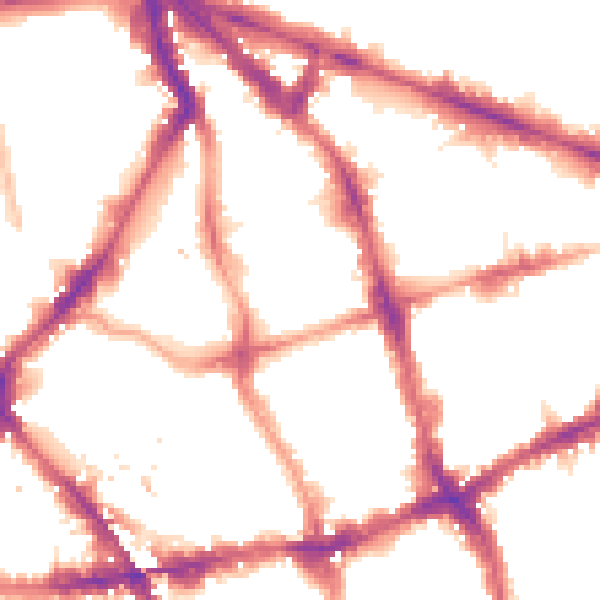 Night-time road noise heatmap for EC1V 0HN