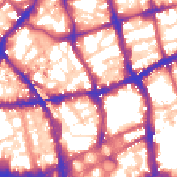 Daytime road noise heatmap for EC1V 4JB