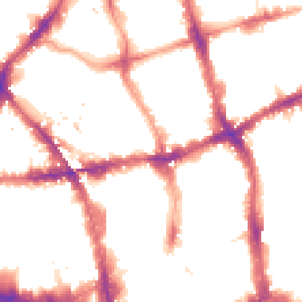 Night-time road noise heatmap for EC1V 4JB
