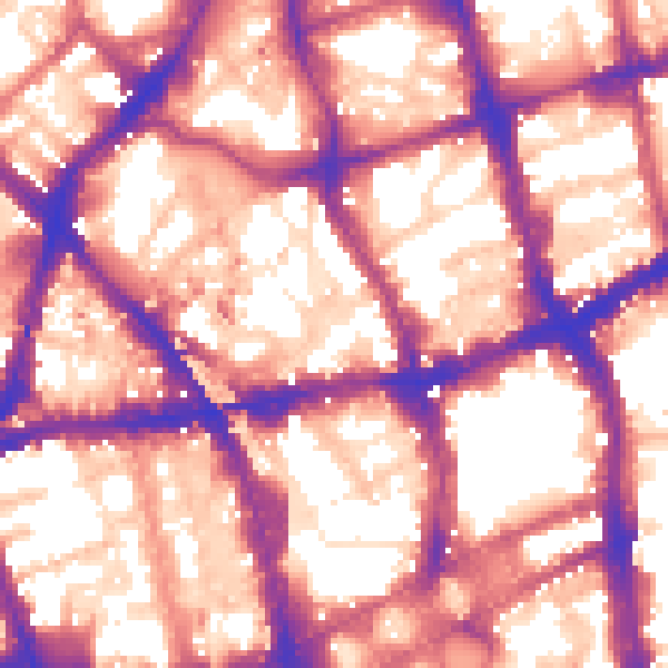 Daytime road noise heatmap for EC1V 4JP