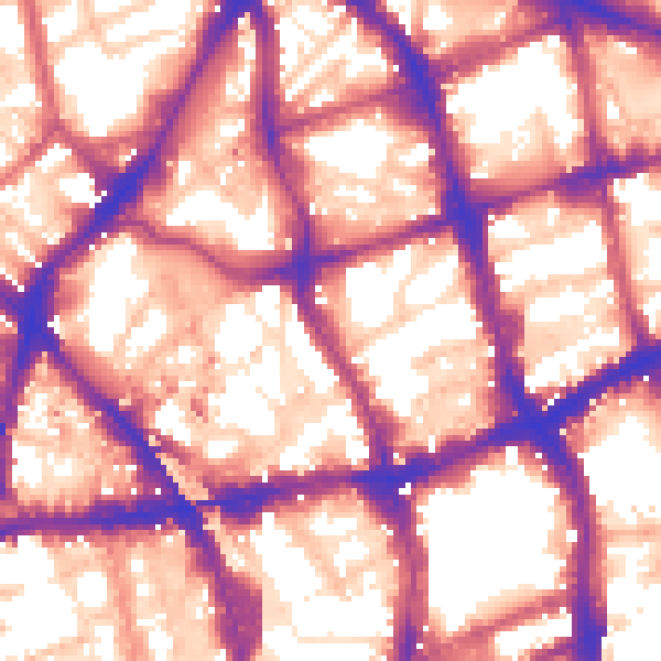 Daytime road noise heatmap for EC1V 4JY