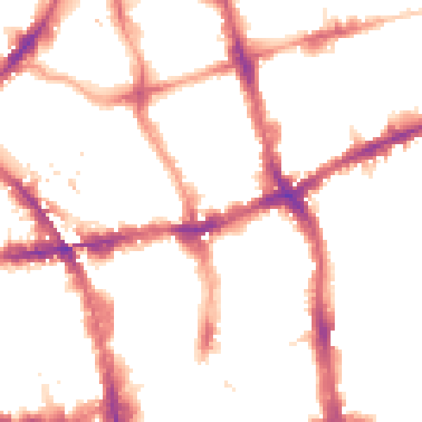 Night-time road noise heatmap for EC1V 4LF
