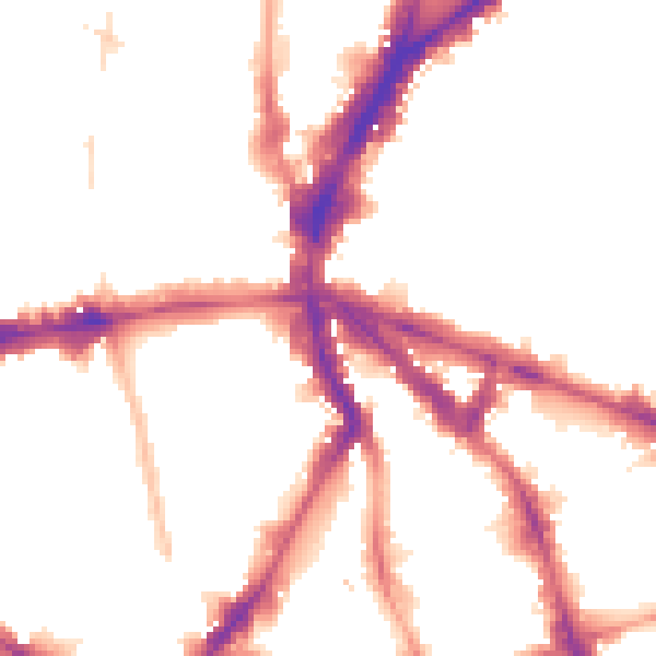 Night-time road noise heatmap for EC1V 4NJ