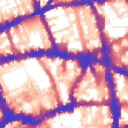 Daytime road noise heatmap for EC4A 1AB