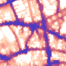 Daytime road noise heatmap for EC4A 1AN