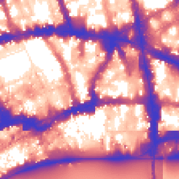 Daytime road noise heatmap for EC4A 1BF