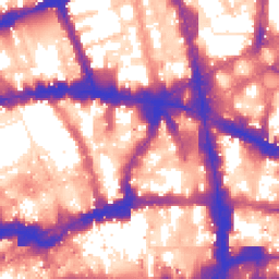 Daytime road noise heatmap for EC4A 1BG