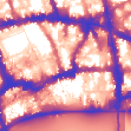 Daytime road noise heatmap for EC4A 1BL