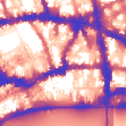 Daytime road noise heatmap for EC4A 1BT
