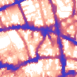 Daytime road noise heatmap for EC4A 1EP