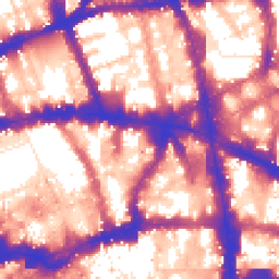Daytime road noise heatmap for EC4A 1EQ