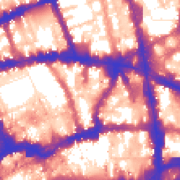 Daytime road noise heatmap for EC4A 1GP