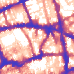 Daytime road noise heatmap for EC4A 1JS