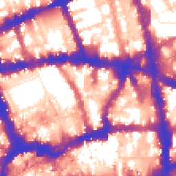 Daytime road noise heatmap for EC4A 1LL