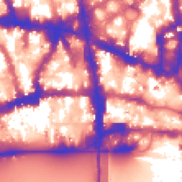 Daytime road noise heatmap for EC4A 2AF