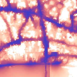 Daytime road noise heatmap for EC4A 2BE