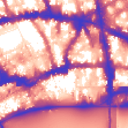 Daytime road noise heatmap for EC4A 2HD