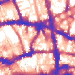 Daytime road noise heatmap for EC4A 3BN