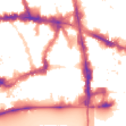 Night-time road noise heatmap for EC4A 3BY