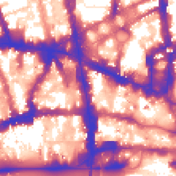 Daytime road noise heatmap for EC4A 4AB
