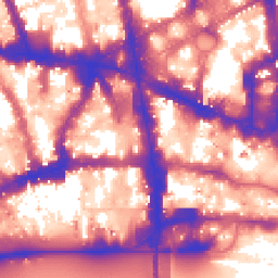 Daytime road noise heatmap for EC4A 4AD